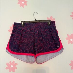 GAP Women's Navy and Pink Athletic Shorts